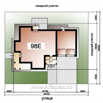 «Голицын» - проект двухэтажного дома, с двусветной гостиной и с террасой, в стиле модерн и гаражом на 2 авто - превью дополнительного изображения №3